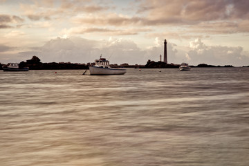 Lighthouse in Brittany on the Ille Vierge