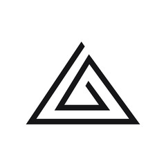 modern triangle design