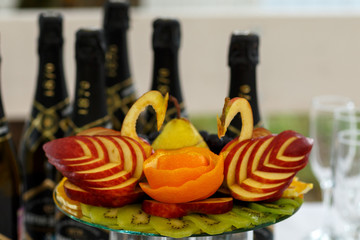 fruit snack on the buffet table