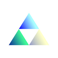 Obraz premium modern triangle design