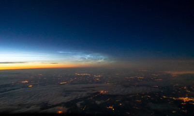 Sunset from 37.000ft