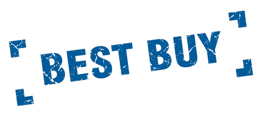 best buy stamp. best buy square grunge sign. best buy