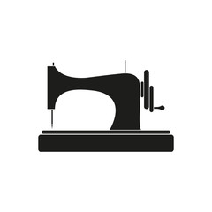 Sewing machine icon. Simple vector illustration