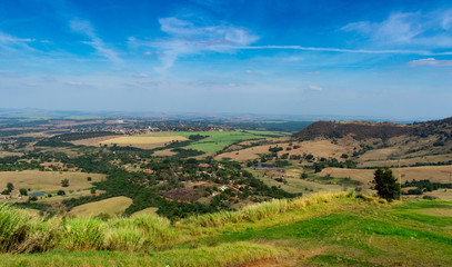 country city mountain range
