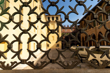 Hintergrund, Muster, Metall, Alt, Rau, Textur, Zaun, Blumenmuster