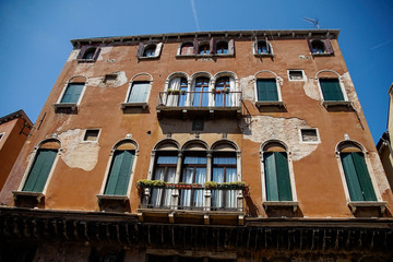Venedig, Altstadt, Gasse, Weg, Antik, Italien, eng, Fluss, Fenster