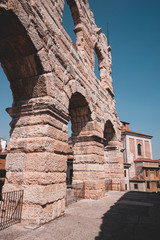 Steine, Hintergrund, Rom, Italien, Antik, Koloseum, Arena, Himmel