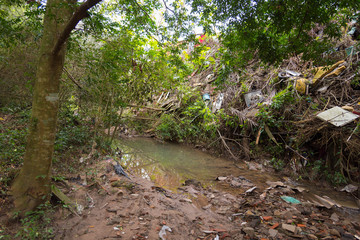 The creek and human pollution 11