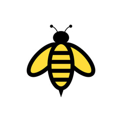 Bee Animal Logo Vector Template. Vector illustration, EPS10.