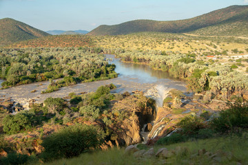 Fototapeta na wymiar travel from damaraland to kaokoveld in namibia