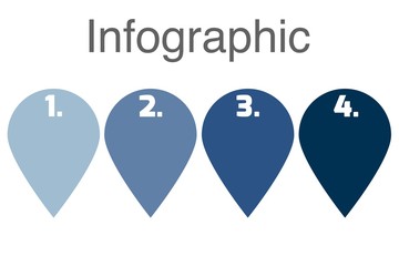 Business infographics desing template with icons. Can be used for workflow layout, diagram, annual report, web design.