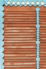 frame on wooden wall