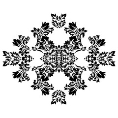 Islamic damask card for paper design. Vintage wallpaper.