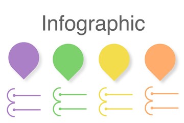 Business infographics desing template. Can be used for workflow layout, diagram, annual report, web design.