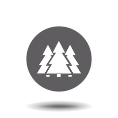 spruce icon. Element of web icon for mobile concept and web apps. forest icon