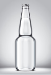 Glass bottle mockup. 