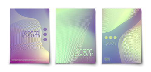 Fototapeta premium Trendy mesh minimal abstract background covers