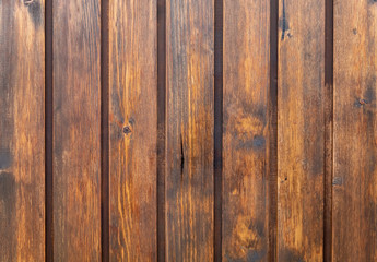 Weathered Brownish Vertical Wooden Planks