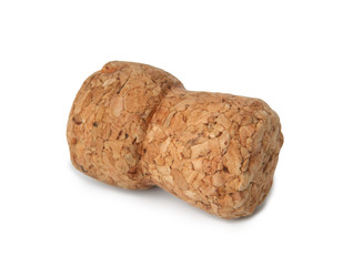 Cork from champagne wine bottle