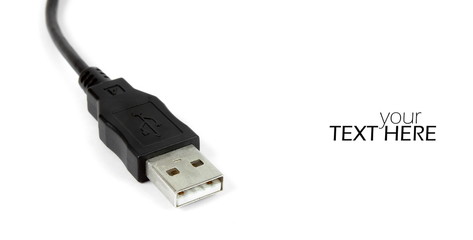 USB cable with the copy space