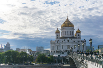 Obraz premium katedra Chrystusa Zbawiciela w moskwie