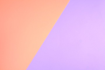Abstract color background. Paper blanks on a table. Office minimalism style concept. Empty space...