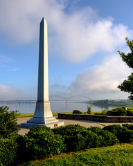 Tom Lee Memorial Obelisk in Memphis, Tennessee