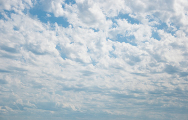 Sky and clouds during the daytime in the summer.