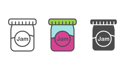 Jam vector icon sign symbol