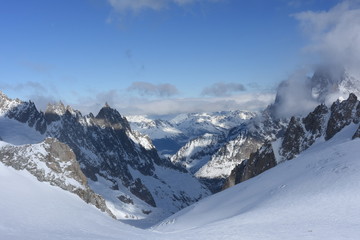Fototapeta premium Alpi monte bianco
