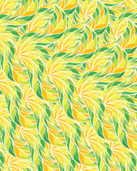 seamless pattern with leaves