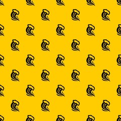 Foamy splash pattern seamless vector repeat geometric yellow for any design