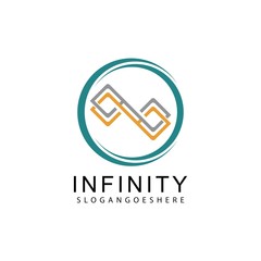 infinity logo and symbol icons app