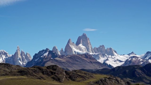 The Fitz Roy mountain range near El Chalten