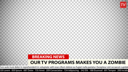 Breaking news vector template. Business communication background for media design.