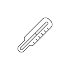 Thermometer, healthcare icon. Element of medicine icon. Thin line icon