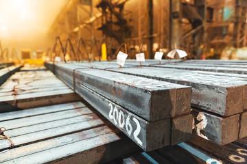 Warehouse metal blank. Electroplating plant for the metal.