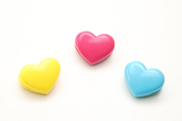 ハート型のクリップ