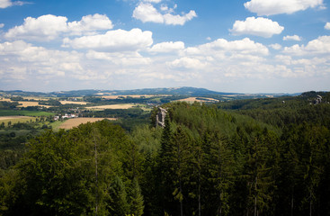 panorama of the mountains