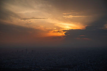 Sunset over Tokyo