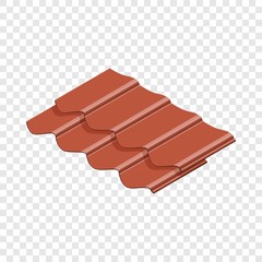 Roof icon. Isometric illustration of roof vector icon for web