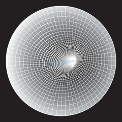 Dotted Halftone Vector Spiral Pattern or Texture