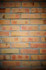 Ściana mur z cegły