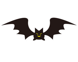 蝙蝠　コウモリ　ハロウィン　夜
