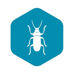 Beetle bug icon. Simple illustration of beetle bug vector icon for web
