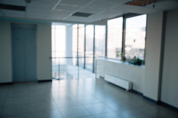 Fototapeta na wymiar empty lobby in a modern business center.