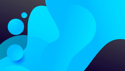 Diseño abstracto de fondo orgánico colorido con degradado neón para presentación.