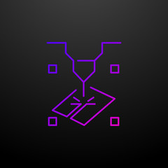 Plasma nolan icon. Elements of laser set. Simple icon for websites, web design, mobile app, info graphics