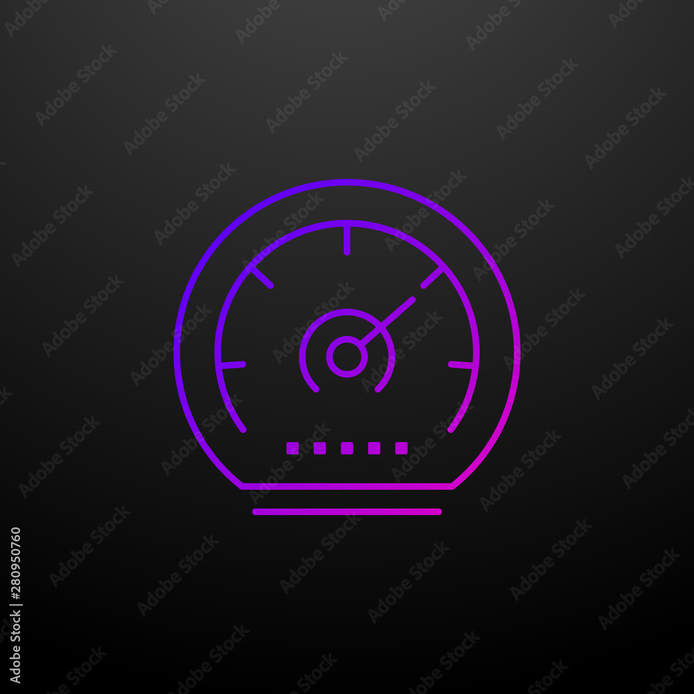 Poster efficiency line nolan icon. elements of seo & web optimization set. simple icon for websites, web de