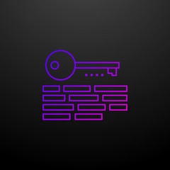 Key wording line nolan icon. Elements of seo & web optimization set. Simple icon for websites, web design, mobile app, info graphics